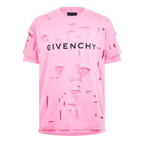 givenchy gingham star print shirt|Givenchy distressed t shirt.